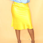 Load image into Gallery viewer, Sunset Yellow slip skirt
