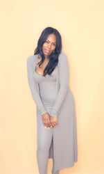Load image into Gallery viewer, Taupe bodysuit and cardigan set
