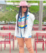 Load image into Gallery viewer, "It girl" milti color satin detail cotton shirt

