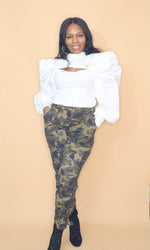 Load image into Gallery viewer, Camo cargo pants
