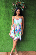 Load image into Gallery viewer, The Swan  floral dress
