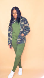 Load image into Gallery viewer, Bestie Olive 2 piece set
