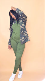 Load image into Gallery viewer, Bestie Olive 2 piece set

