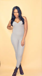 Load image into Gallery viewer, Taupe bodysuit and cardigan set
